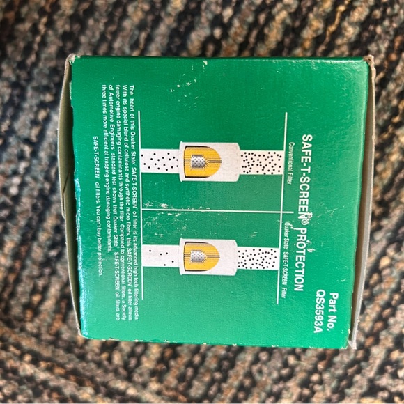 Lot 2 Safe T Screen Quaker State Oil Filter QS3593A 1997 New Old Stock Sealed - Picture 5 of 5